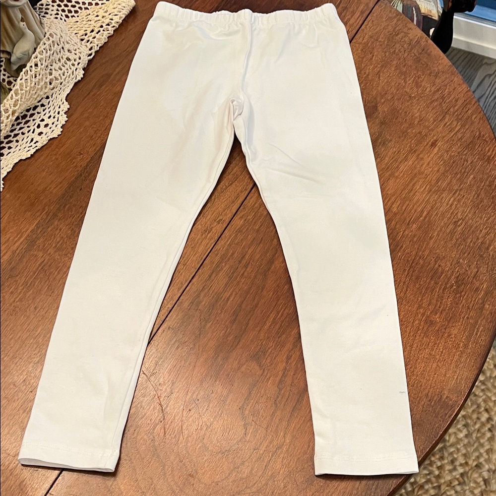 Kids White Leggings